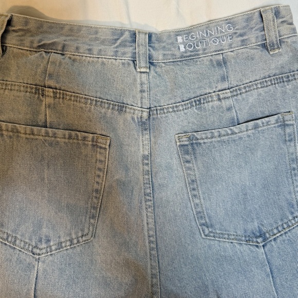 Beginning boutique Robin Wide Leg Jeans Blue - Picture 13 of 16